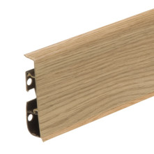 Плінтус ПВХ Cezar Hi Line Prestige Дуб Класичний Матовий | W-PC-HLP-M135-250