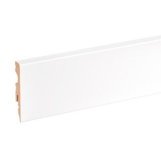Плінтус Cezar MDF 678622 білий | W-MD-LP06011S03-9003OT
