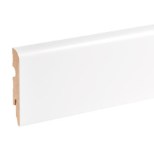 Плінтус Cezar MDF 678639 білий | W-MD-LP08013R10-9003OT