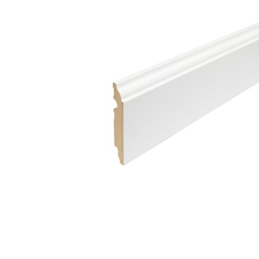 Плінтус Cezar MDF 810381 білий | W-MD-LP10016R08-9003OT
