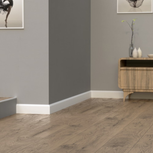 Плінтус Cezar MDF 810381 білий | W-MD-LP10016R08-9003OT