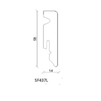 Плінтус ламінований FN Neuhofer Holz MDF SF453L FOEI088 Дуб світлий | 549971 Плінтус ламінований FN Neuhofer Holz MDF SF453L FOEI088 Дуб світлий | 549971