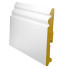 Плінтус FN Neuhofer Holz PAINT-ON MDF FU150L білий | 532915