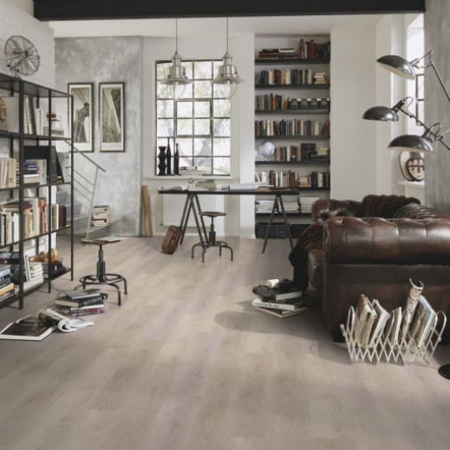 Вінілова плитка пвх WINEO 400 Wood L Balanced Oak Lightgrey клейовий | DB286WL