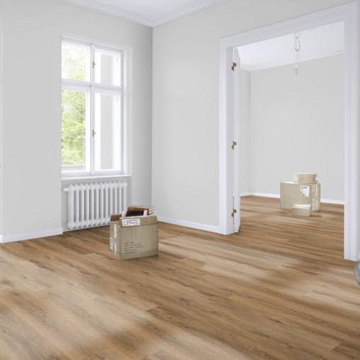 Вінілова плитка пвх WINEO 400 Wood XL Authentic Oak Brown клейовий | DB296WXL