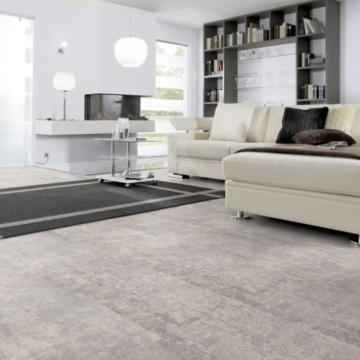 Вінілова плитка пвх WINEO 400 Stone Craft Concrete Grey клейовий | DB302SL
