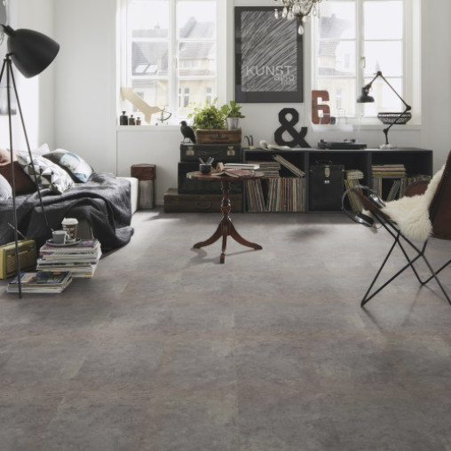 Вінілова плитка пвх WINEO 400 Stone Industrial Concrete Dark клейовий | DB304SL