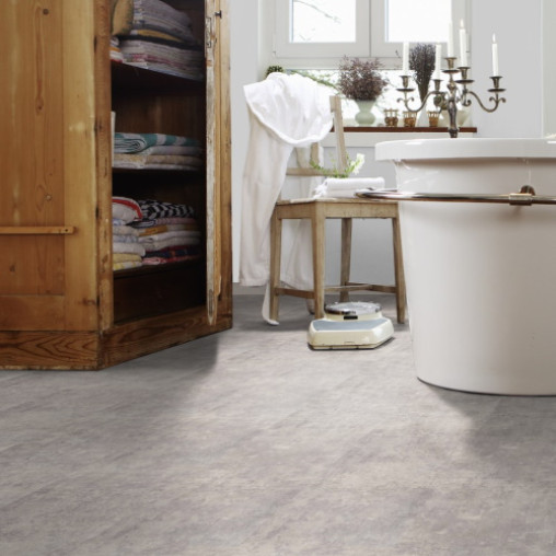 Вінілова плитка пвх WINEO 400 ML Stone Craft Concrete Grey замок | MLD302SL