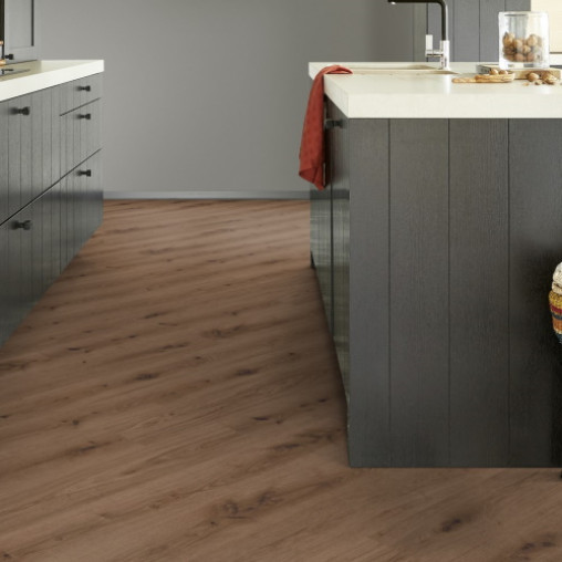 Вінілова плитка пвх Tarkett Elegance Rigid 55 Delicate Oak Brown | 280007016