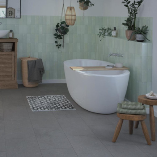 Вінілова плитка пвх Tarkett Elegance Rigid 55 Polished Concrete Steel | 280008020