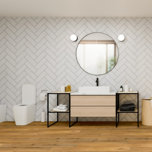 Вінілова плитка пвх SPC Korner Solid floor Дуб Титан | 2509
