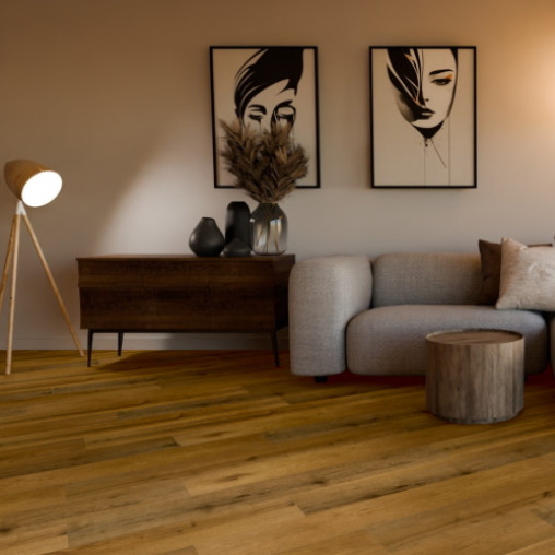 Вінілова плитка пвх SPC Korner Solid floor Дуб Титан | 2509