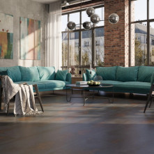 Виниловая плитка пвх SPC Korner SPeCtra Floor Гематит медный | 2504