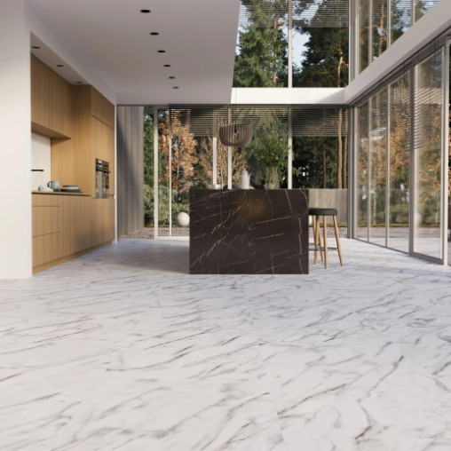 Вінілова плитка пвх SPC Korner SPeCtra Floor Мармур Б'янко | 2501 Вінілова плитка пвх SPC Korner SPeCtra Floor Мармур Б'янко | 2501