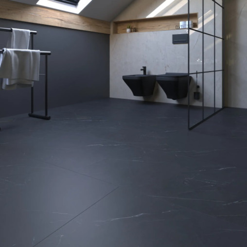 Вінілова плитка пвх SPC Korner SPeCtra Floor Мармур Неро | 2502