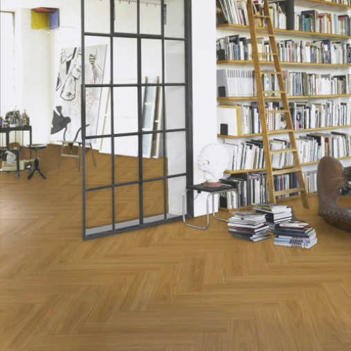 Вінілова плитка пвх Parador TrendTime 3 Herringbone Дуб Оксфорд карамельно-коричневий | 1748856