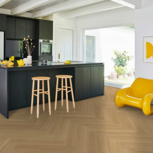 Вінілова плитка пвх Parador TrendTime 3 Herringbone Дуб Оксфорд натуральний | 1748857