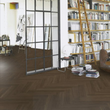 Виниловая плитка пвх Parador TrendTime 3 Herringbone Дуб Оксфорд темно-коричневый | 1748855