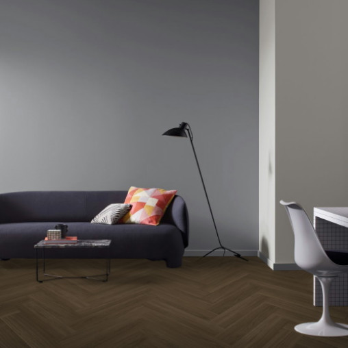 Вінілова плитка пвх Parador TrendTime 3 Herringbone Дуб Оксфорд темно-коричневий | 1748855
