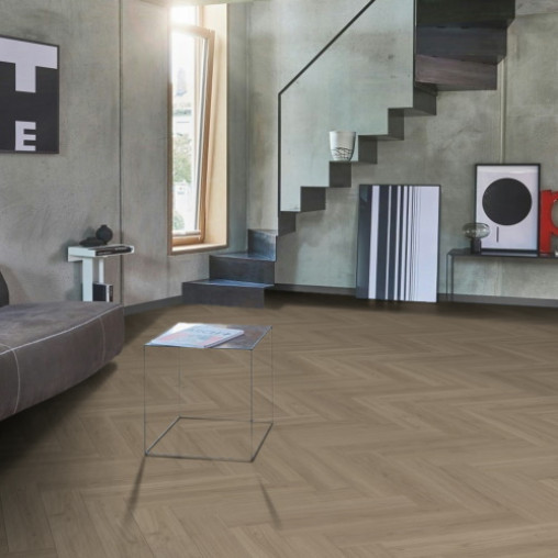 Вінілова плитка пвх Parador TrendTime 3 Herringbone Дуб Регент сірий | 1748858