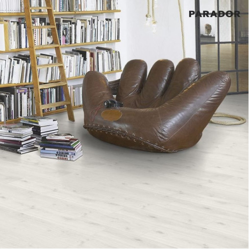 Ламінат Parador Basic 400 V4 Дуб кришталево-білий 1х | 1474400