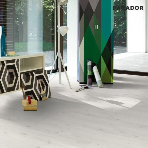Ламінат Parador Basic 400 V4 Дуб кришталево-білий 1х | 1474400