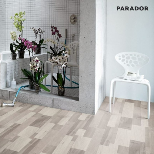 Ламінат Parador Classic 1050 Дуб лайн світло-сірий 1х | 1474074