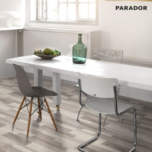 Ламінат Parador Classic 1050 Дуб лайн світло-сірий 1х | 1474074