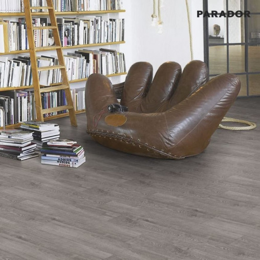 Ламінат Parador Classic 1050 V Дуб світло-сірий 1х | 1475597