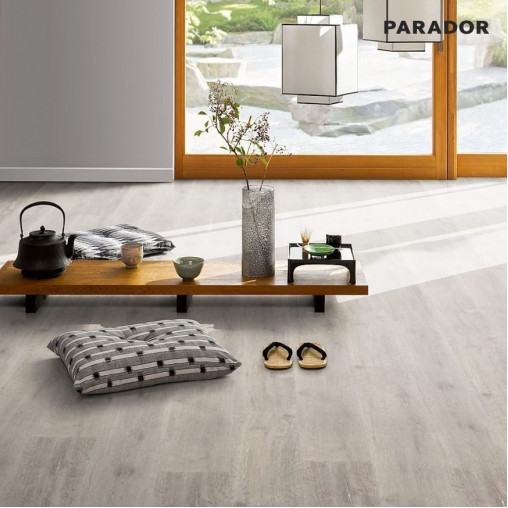 Ламінат Parador Classic 1050 V Дуб білий графіт браш. 1х | 1517685